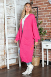 Love & Peace Oversized Cardigan