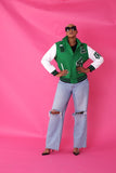 Green Varsity Jacket -82152
