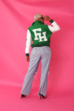 Green Varsity Jacket -82152