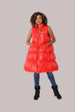 Tiered Puffer Vest -81585