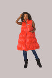Tiered Puffer Vest -81585