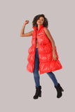 Tiered Puffer Vest -81585