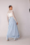 Long Denim Skirt- 82309