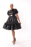 High Gloss Leather Dress - 81820