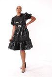 High Gloss Leather Dress - 81820